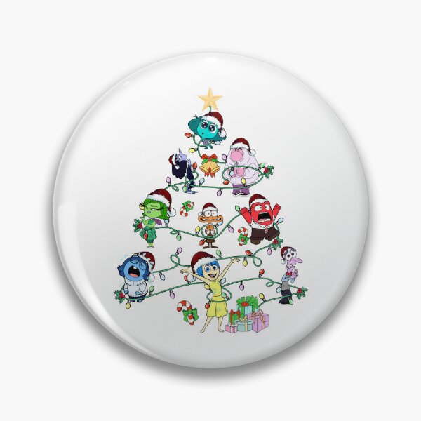 Item preview, Inside Out Emotions Christmas Tree Chaos designed and sold by lojadpop.