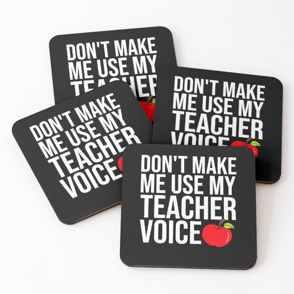 Item preview, Don't Make Me Use My Teacher Voice School Humor designed and sold by Gogetgiggles.