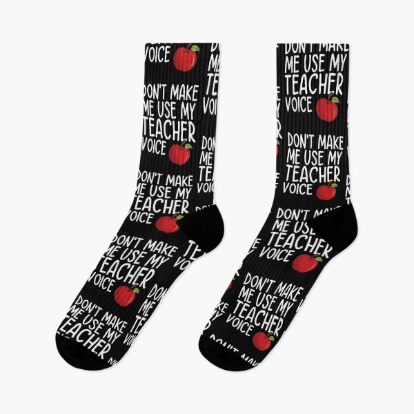Item preview, Don't Make Me Use My Teacher Voice School Humor designed and sold by Gogetgiggles.