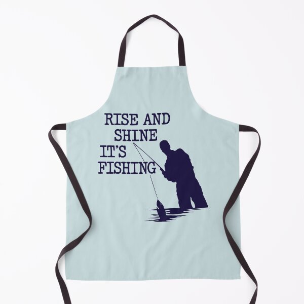 Item preview, rise and shine it's fishing designed and sold by CloudyPress.