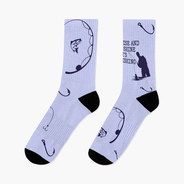Item preview, rise and shine it's fishing designed and sold by CloudyPress.