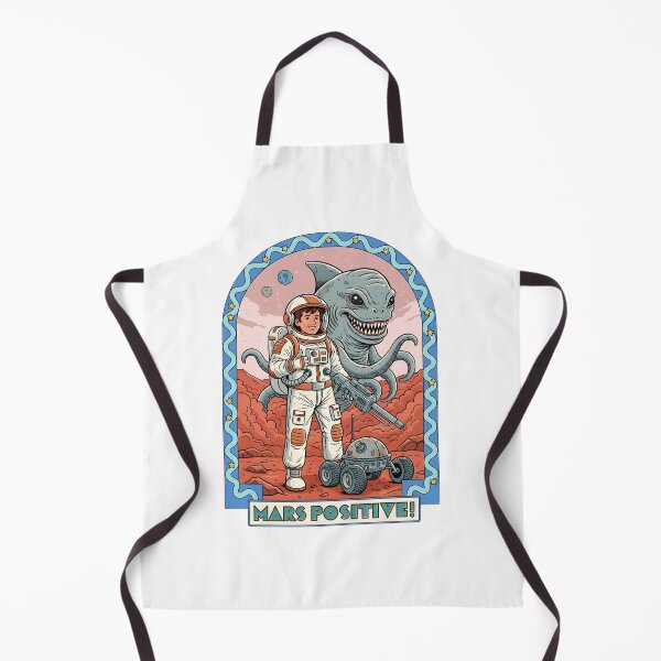 Item preview, Mars Positive! Cute Astronaut & Space Monster Illustration designed and sold by Senkov.