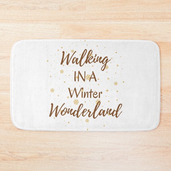 Item preview, Walking in a Winter Wonderland Quote designed and sold by Inkworksbyshery.