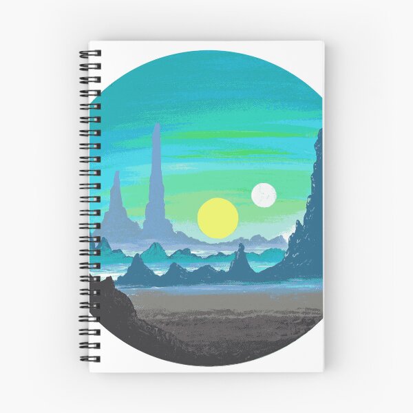Item preview, Otherworldly Round Landscape designed and sold by spacepretzel.