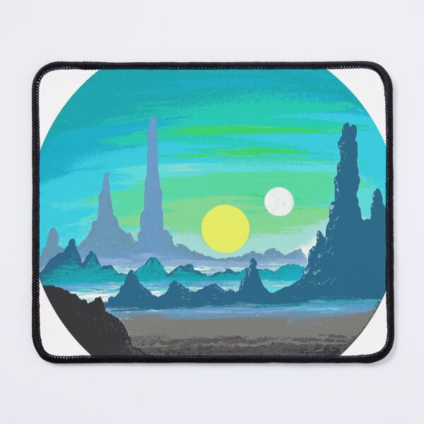 Item preview, Otherworldly Round Landscape designed and sold by spacepretzel.