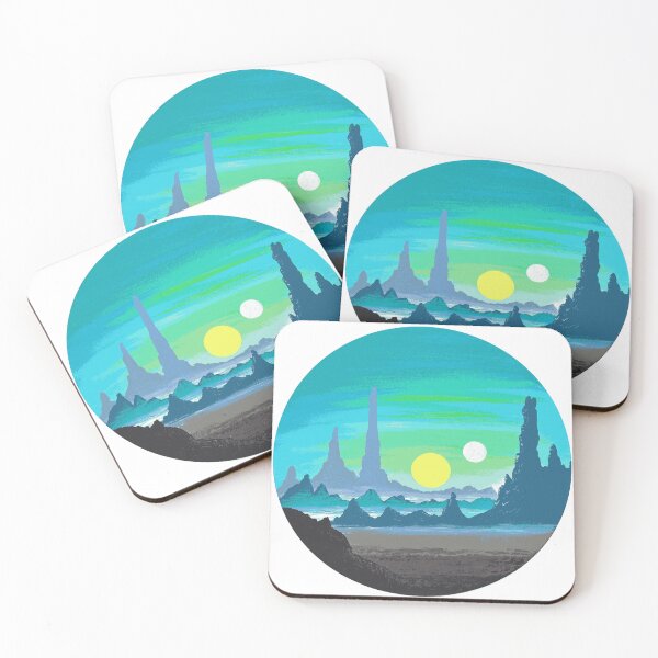 Item preview, Otherworldly Round Landscape designed and sold by spacepretzel.