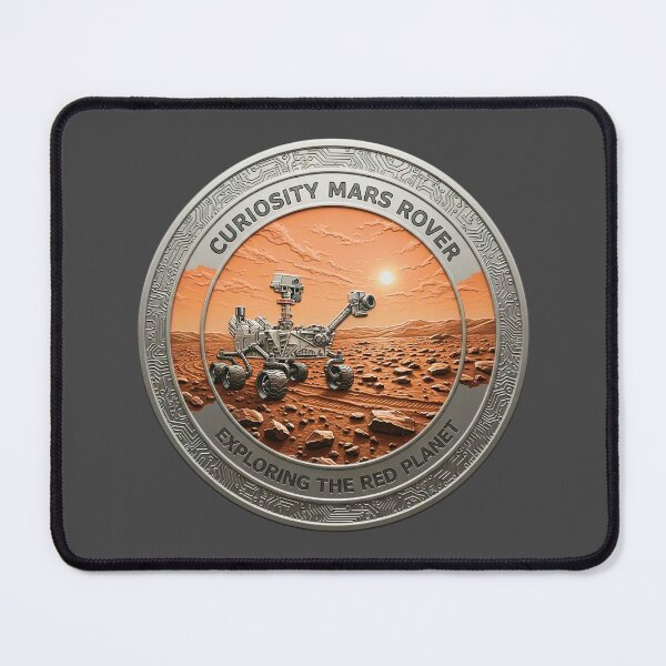 Item preview, Curiosity Mars Rover Commemorative Coin Space Exploration designed and sold by KiwiRider.