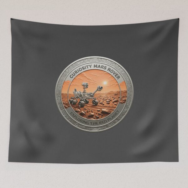 Item preview, Curiosity Mars Rover Commemorative Coin Space Exploration designed and sold by KiwiRider.