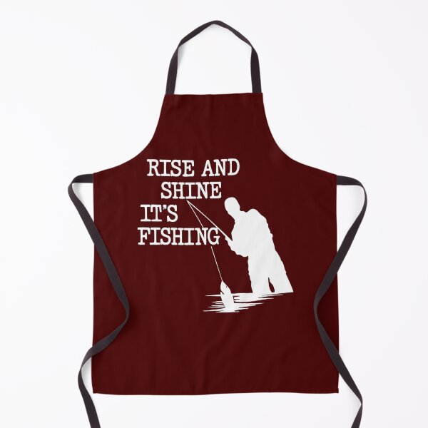 Item preview, rise and shine it's fishing designed and sold by CloudyPress.