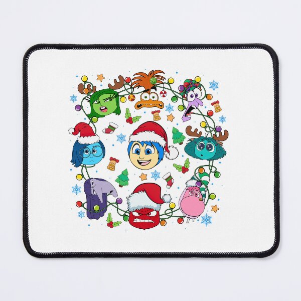 Item preview, Inside Out Christmas Emotions Holiday Lights Wreath designed and sold by lojadpop.