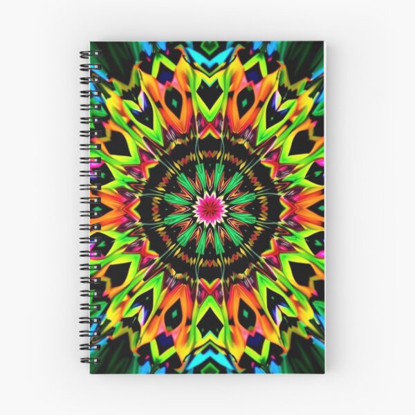 Item preview, Aesthetic Psychedelic Mandala Flame Pattern designed and sold by HLPsychDesigns.