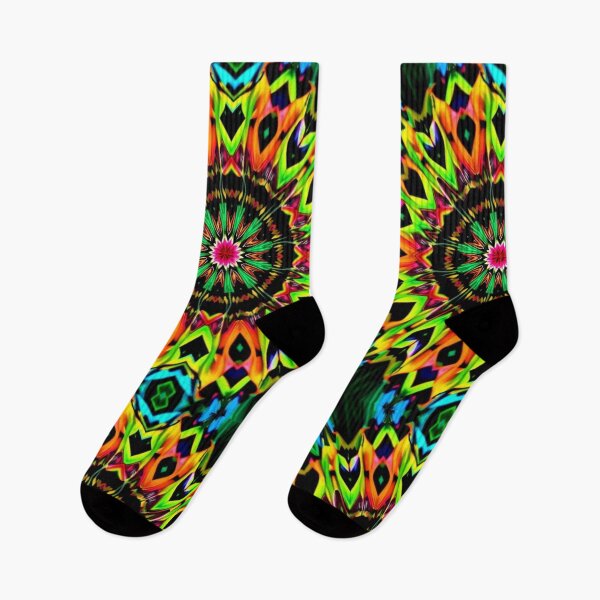 Item preview, Aesthetic Psychedelic Mandala Flame Pattern designed and sold by HLPsychDesigns.
