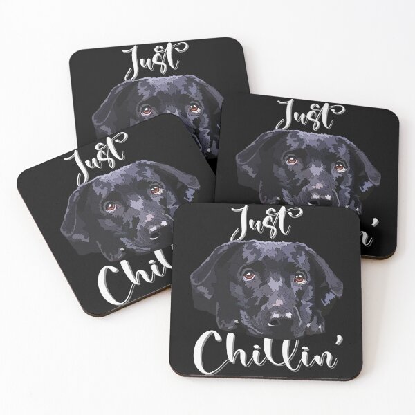 Item preview, Just Chillin Black Labrador Dog designed and sold by Just-Arts-4U.