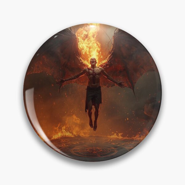 Item preview, Demon Ascension Ritual – Dark Fantasy Demonic Transformation Art designed and sold by Ferdopalec.