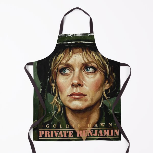 Item preview, Blonde Woman Army Helmet Portrait Art | Military Green 80s Comedy Movie Painting | Serious Gaze designed and sold by Art's Diner.