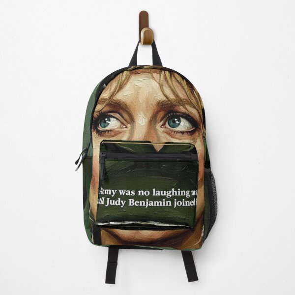 Item preview, Blonde Woman Army Helmet Portrait Art | Military Green 80s Comedy Movie Painting | Serious Gaze designed and sold by Art's Diner.