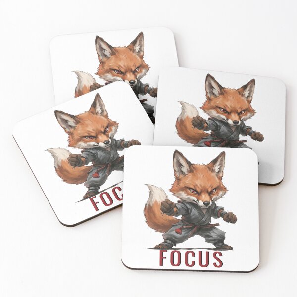Item preview, Focus Fox Warrior – Martial Arts Motivation Anime T-Shirt designed and sold by Ahmed-G-Designs.