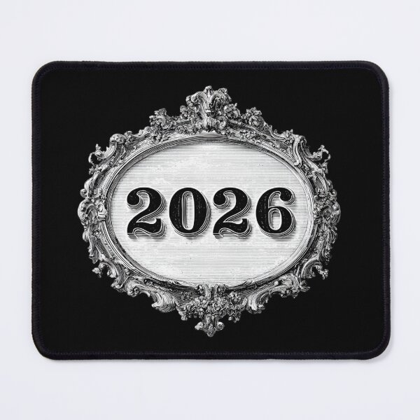 Item preview, Black and white engraved 2026  designed and sold by MendaciousMina.