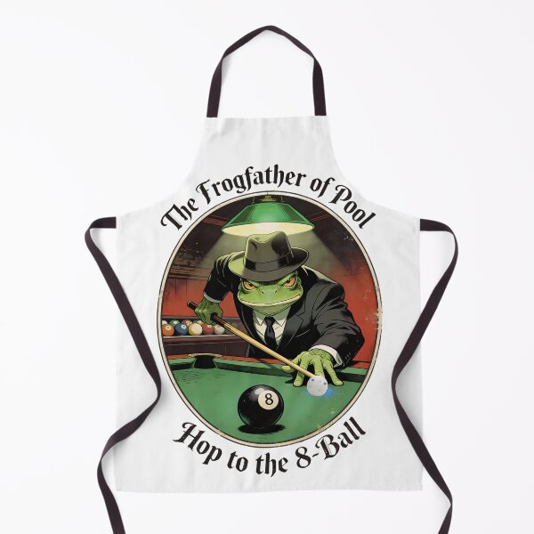 Item preview, The Frogfather Of Pool - Hop To The 8 Ball designed and sold by Majnon8bp.
