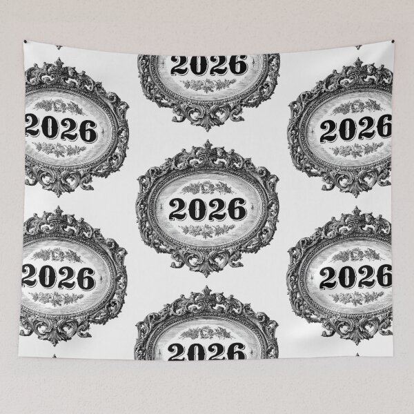 Item preview, Black and white engraved 2026  designed and sold by MendaciousMina.