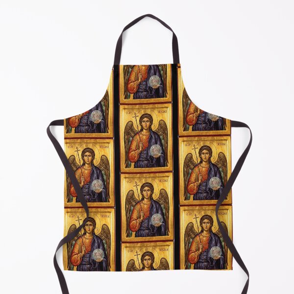 Item preview, Retro St Michael Archangel Byzantine Christian Art Icon designed and sold by zptees.