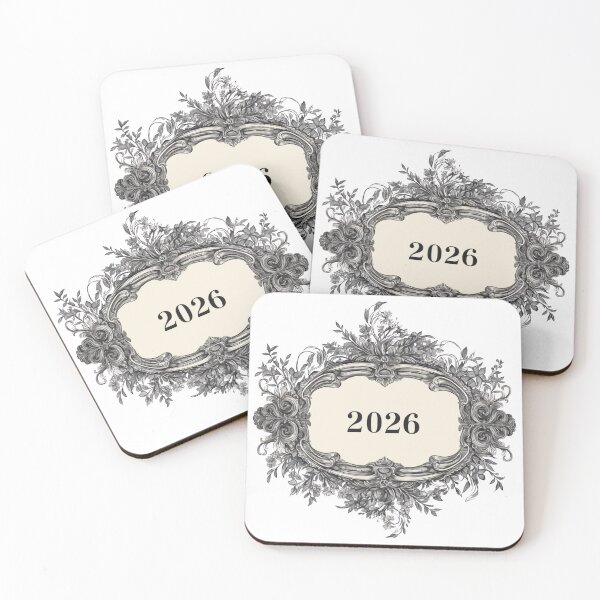 Item preview, Floral frame engraved 2026  designed and sold by MendaciousMina.