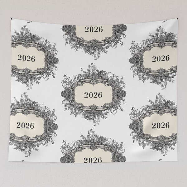 Item preview, Floral frame engraved 2026  designed and sold by MendaciousMina.