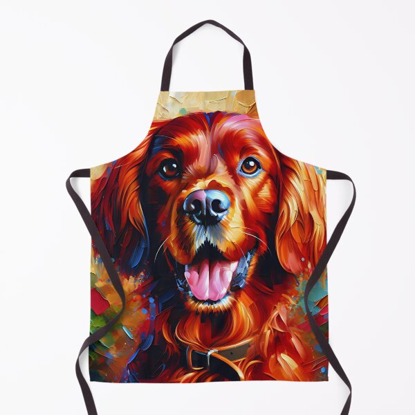 Item preview, Irish Setter Red Dog Acrylic Print Pet Portrait Dog Lovers designed and sold by Puppy Puzzles Plus.