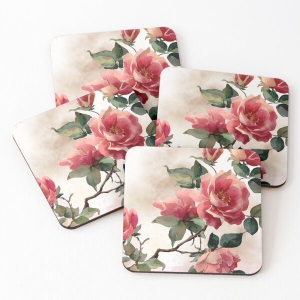 Item preview, Wild roses on blush designed and sold by lchantellstudio.