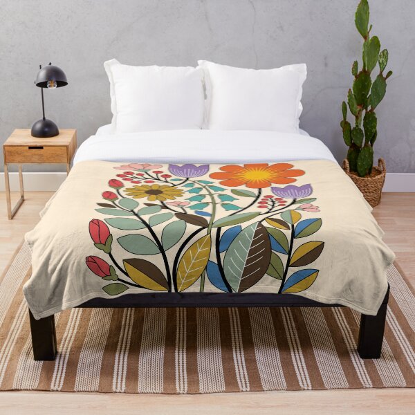 Item preview, Arte floral escandinavo moderno de mediados de siglo designed and sold by DenBox.