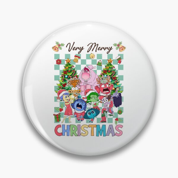 Item preview, Very Merry Christmas Inside Out Emotions Holiday Design designed and sold by lojadpop.