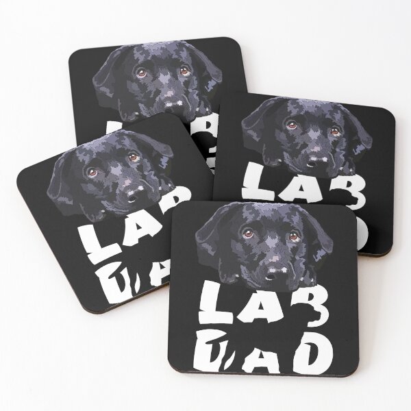 Item preview, Black Lab Dad Puppy Dog designed and sold by Just-Arts-4U.