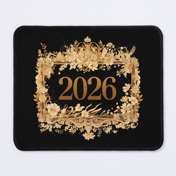 Item preview, Golden floral frame 2026  designed and sold by MendaciousMina.