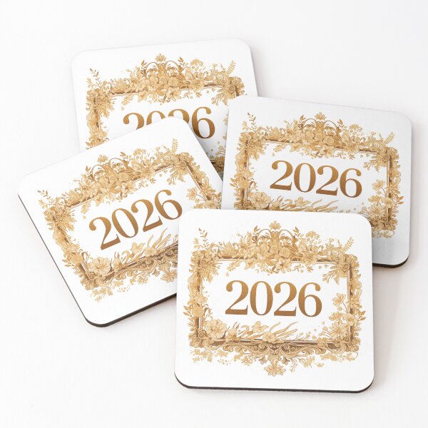Item preview, Golden floral frame 2026  designed and sold by MendaciousMina.
