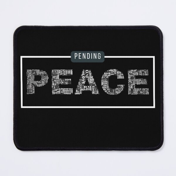 Item preview, Peace Pending — Funny Calm Not Available Yet Quote classique t-shirt designed and sold by PrintMod.