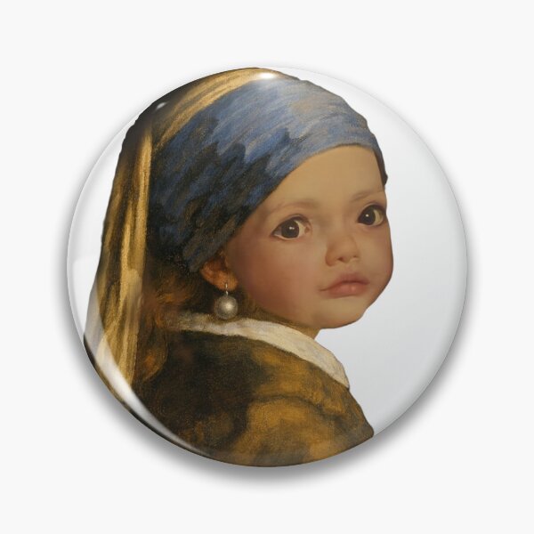 Item preview, Titsoak Pearl Earring Cursed Vampire Baby Sticker Meme designed and sold by ArcanePrintsxo.