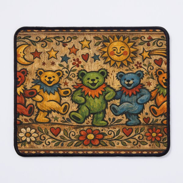 Item preview, Rustic Folk Art Bears Dancing designed and sold by AlBinda.