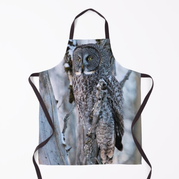 Item preview, Great Grey Owl in Woodland Stillness designed and sold by locustgirl.