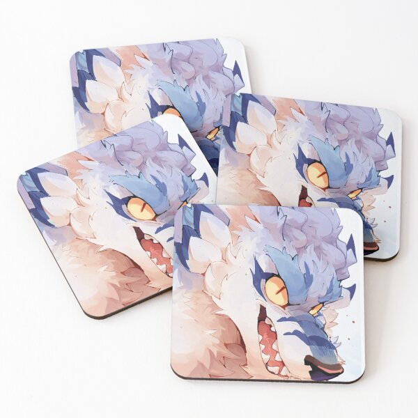 Item preview, Smirking WereGarurumon Blue Wolf Portrait designed and sold by Finmm.