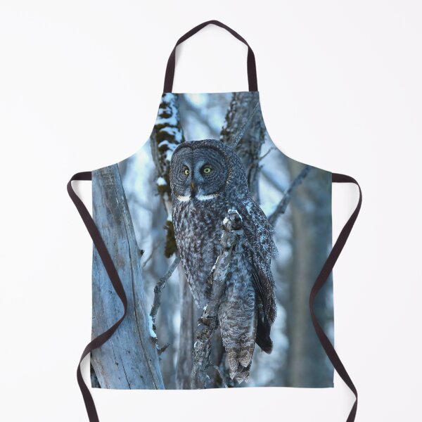 Item preview, Great Gray Owl Watching from the Woods designed and sold by locustgirl.