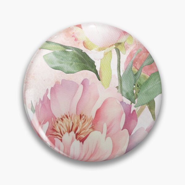 Item preview, Peonies on blush designed and sold by lchantellstudio.