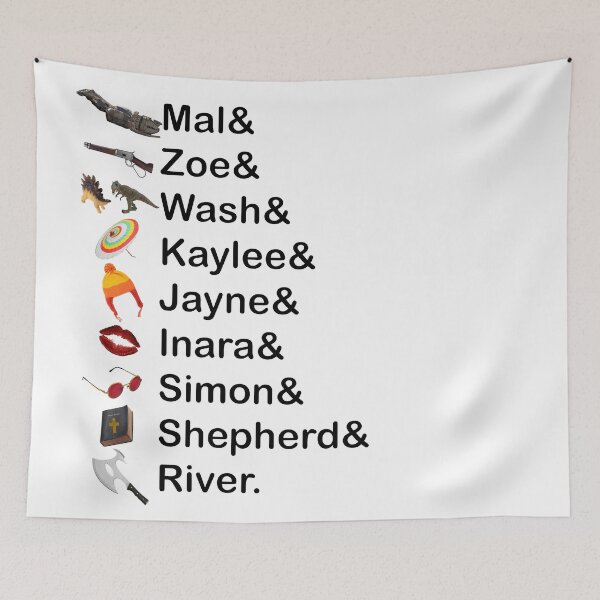 Item preview, Firefly names designed and sold by GiantSquid1.