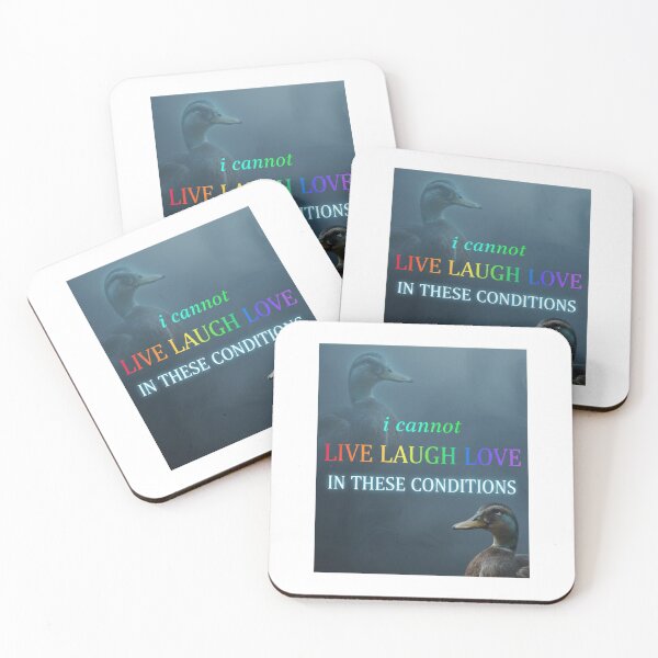 Item preview, Duck i cannot live laugh love funny meme memes inspirational quotes  designed and sold by CheeseBlueprint.