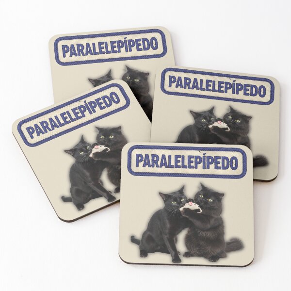 Item preview, PARALLELEPIPED – Cats Fighting Patch (Smart Absurd Humor) designed and sold by catastrocat.