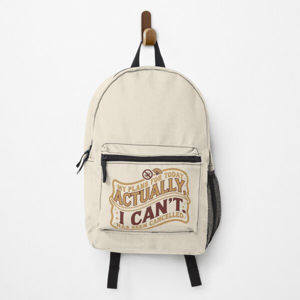 Item preview, My Plans For Today Actually I Can't - Retro Wavy Sarcastic Quote designed and sold by axiksa10.