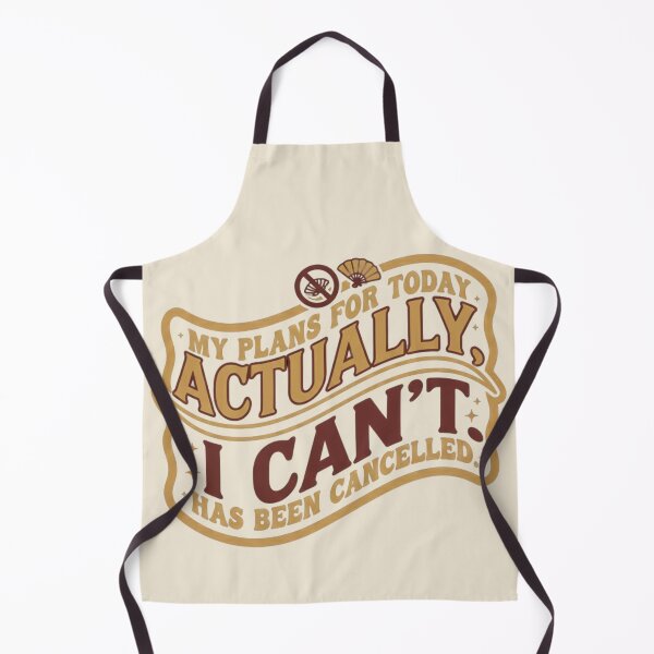 Item preview, My Plans For Today Actually I Can't - Retro Wavy Sarcastic Quote designed and sold by axiksa10.
