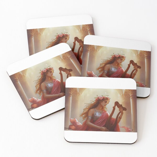 Item preview, Erato – Muse of Love Poetry | Greek Mythology Fantasy Art designed and sold by GreennieArt.