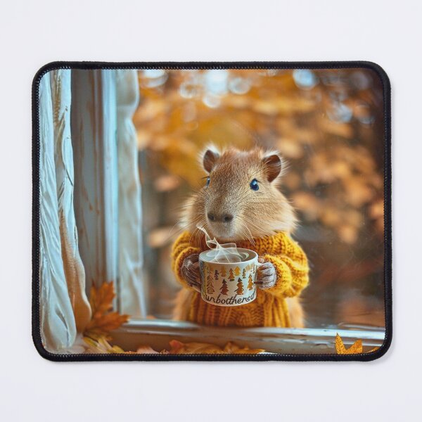Item preview, Bari the Unbothered Capybara – Calm in a Noisy World designed and sold by Zajumaris Art & Heart.