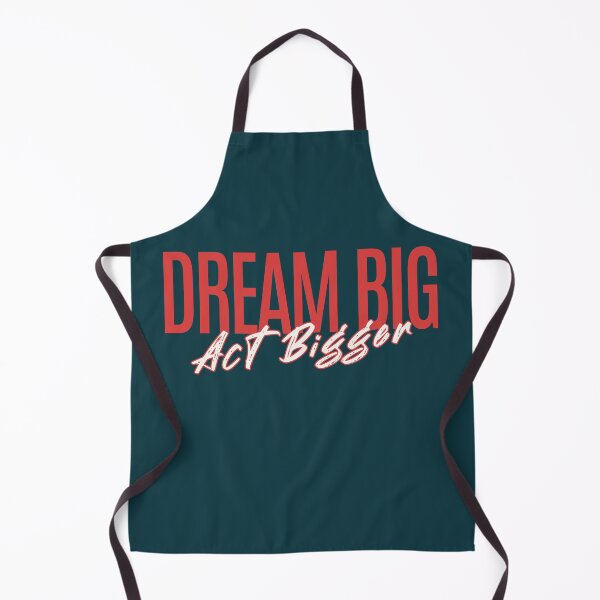 Item preview, Dream Big Act Bigger Inspirational Quote designed and sold by NosandEdgy.