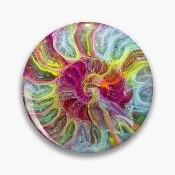 Item preview, Psychedelic Nautilus Shell designed and sold by Tridentulus.
